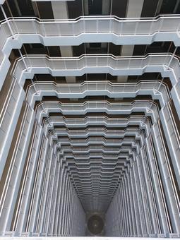Harumi View Tower's atrium, JPG