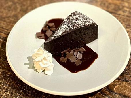 たっぷりチョコのガトーショコラ たっぷりチョコのガトーショコラの写真