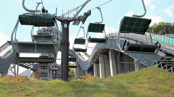 Photo, hakuba jump stadium, summer, lift, 
