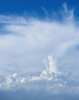 雲を混ぜる 雲を混ぜる 青空,空,雲の写真素材