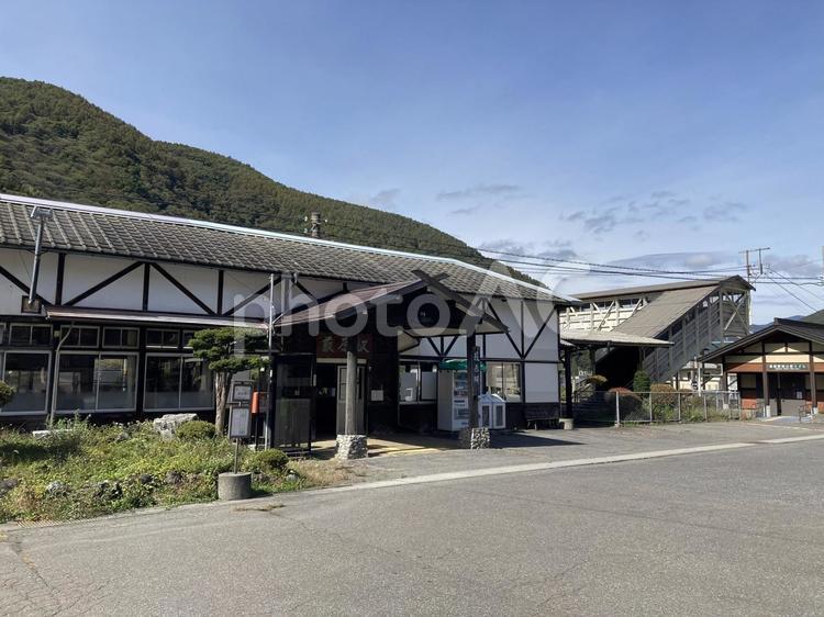 藪原駅 藪原駅,中央線,中央西線の写真素材