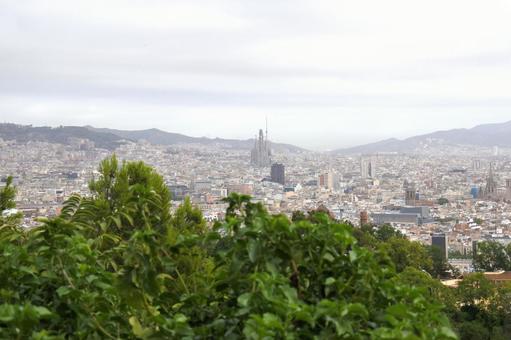 バルセロナの街の写真