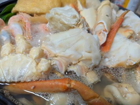 蟹鍋 カニ,食材,海鮮の写真素材