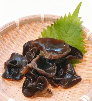 きくらげ きくらげ きくらげ,乾物,乾燥の写真素材