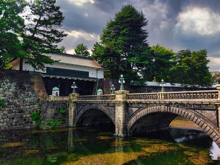 正門石橋 正門石橋の写真