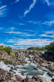 鹿児島　曽木の滝の風景 曽木の滝,鹿児島,自然の写真素材