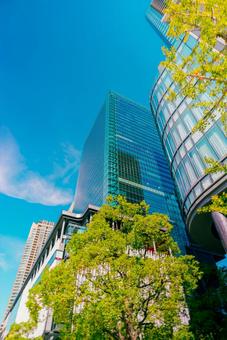 【大阪】大阪駅の街並み 大阪,駅,大阪駅の写真素材