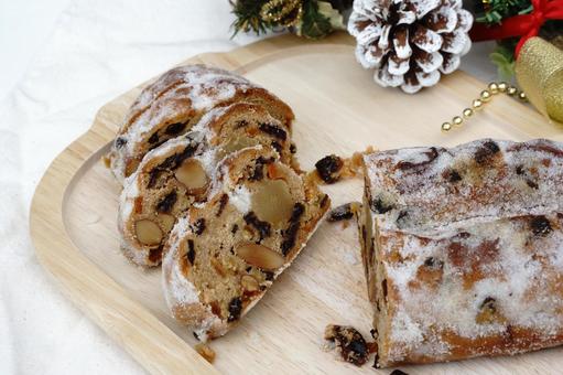 シュトーレン　クリスマス シュトーレン,シュトレン,クリスマスの写真素材