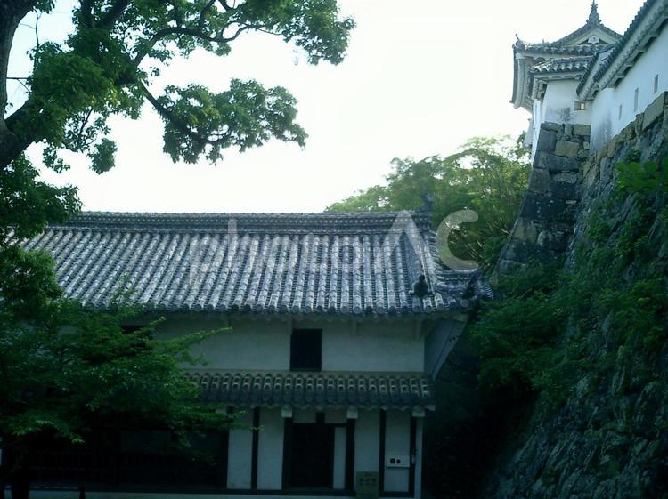 姫路城腹切丸 姫路城,姫路の写真素材