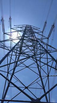 送電線の風景④ 送電線の風景④の写真
