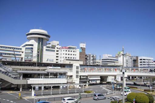豊田市駅 豊田市駅,豊田市,街並みの写真素材