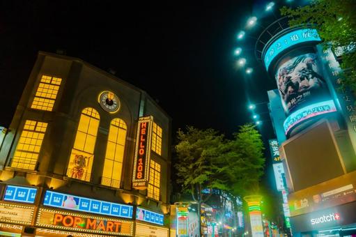 【台湾】台北西門の夜景 【台湾】台北西門の夜景 台湾,台北,風景の写真素材