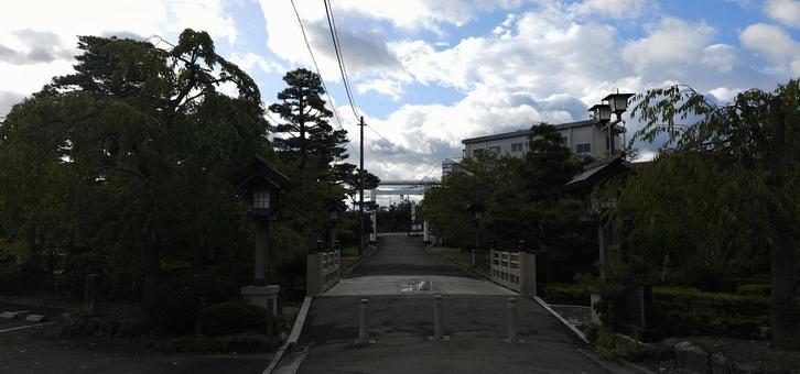 開成山大神宮 周辺の風景 開成山大神宮 周辺の風景 開成山大神宮,周辺の風景,郡山の写真素材