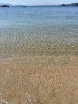 瀬戸内海の浜辺 瀬戸内海の浜辺の写真