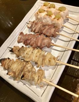 Izakaya yakitori platter, JPG
