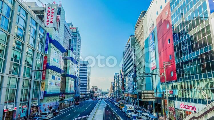 天王寺　あべの　道路　交通　車 イメージ,交通,大阪の写真素材
