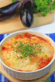 Photo, moussaka, greek food, vegetable dishes, 