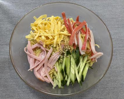 冷やし中華 冷やし中華 冷やし中華,麺,麺類の写真素材