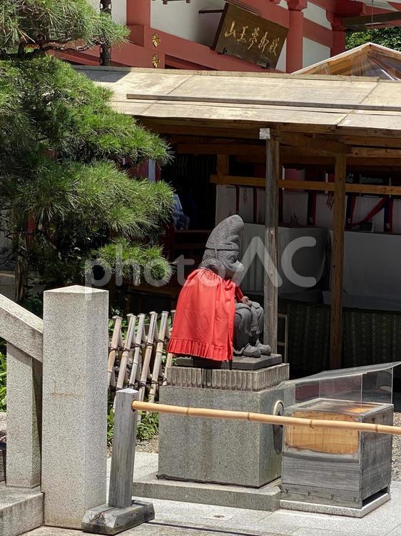 山王日枝神社のお猿さん 東京,赤坂,日枝神社の写真素材
