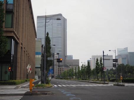 丸の内の街並み(東京都・千代田区) 丸の内の街並み(東京都・千代田区) 丸の内,皇居外苑,オフィス街の写真素材