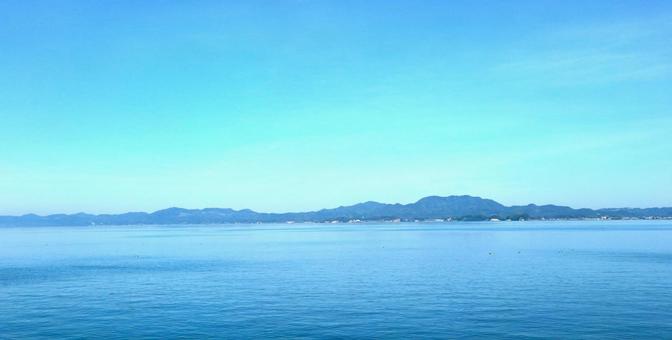宍道湖 宍道湖 風景,湖畔,水辺の写真素材