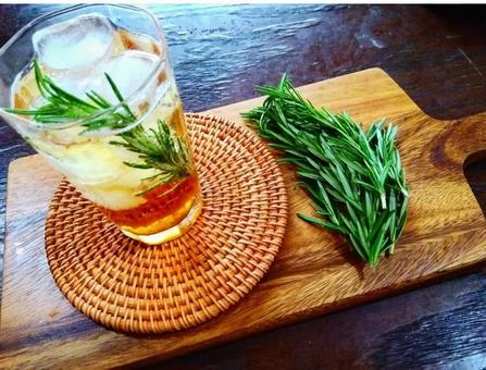 Photo, rosemary, rosemary tea soda, herbs, 