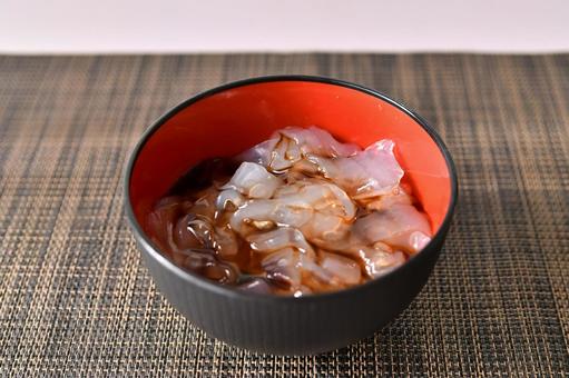 葛きり 葛きり 葛きり,和菓子,黒蜜の写真素材