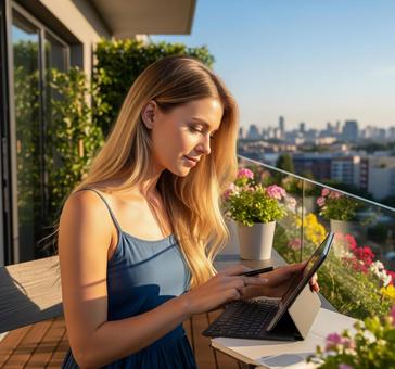 ビジネスシーン　パソコン作業の写真