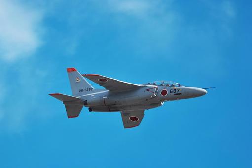 入間航空祭　T-4練習機　展示飛行 入間基地,航空祭,航空自衛隊の写真素材
