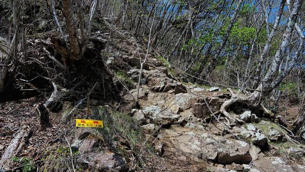 十二ヶ岳 アウトドア,登山,崖の写真素材