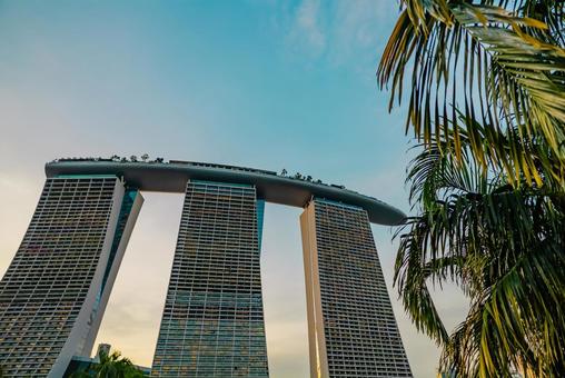 【シンガポール】マリーナベイサンズ ガーデンズバイザベイ,singapore,緑の写真素材