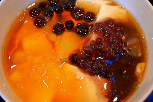 トウファ 豆花,トウファ,タピオカの写真素材