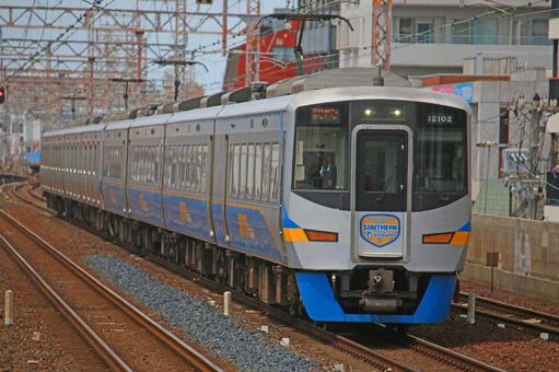 南海電鉄 南海本線を走行する車両 南海電鉄 南海本線を走行する車両の写真