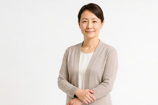 女性大学教授のポートレート 女性大学教授のポートレートの写真