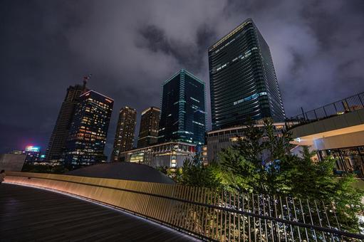 都市夜景 都市夜景,夜景,大阪の写真素材