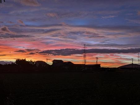 夕焼け2 夕焼け2の写真