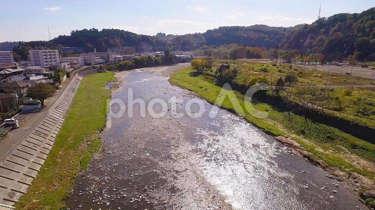 仙台市　広瀬川 02 のどか,みちのく,仙台の写真素材