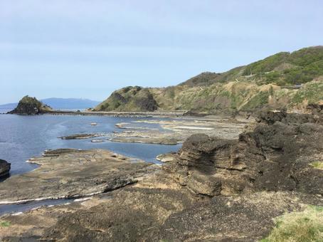 Photo, coastal, sea, mountain, 