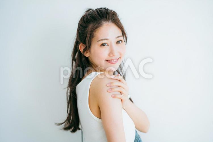 若い女性の美容イメージ 美容,ビューティー,スキンケアの写真素材