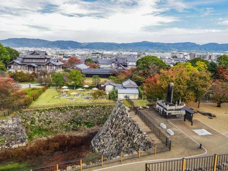 【奈良県】大和郡山・郡山城跡 郡山城跡,大和郡山市,大和郡山の写真素材