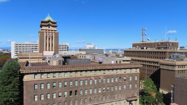 名古屋市役所 名古屋市役所,重要文化財,都市景観重要建築物の写真素材