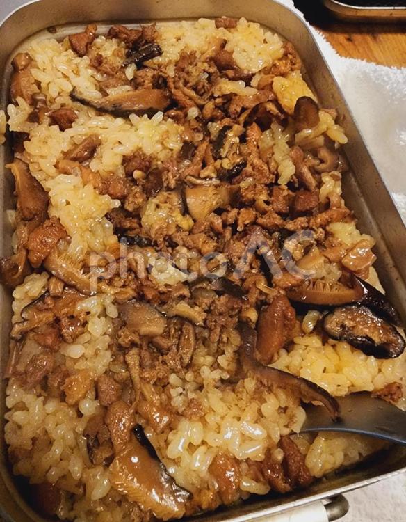 メスティン　炊き込みご飯 炊き込みご飯,シンプル,炊くの写真素材