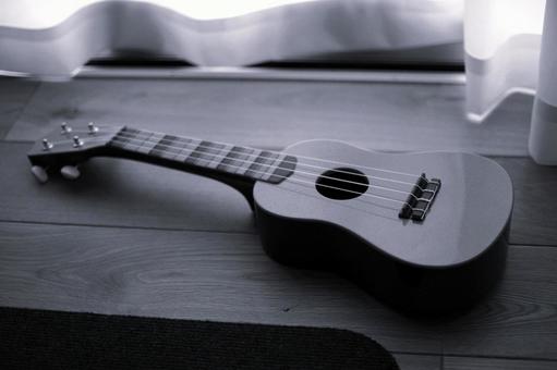 ウクレレ ウクレレ インテリア,おしゃれ,室内の写真素材