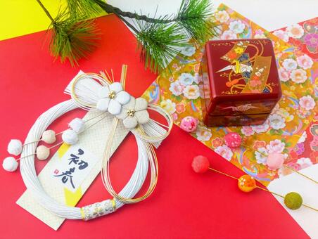 新年（新しい年の始まり〜新春万福）6 お正月,年賀状,新年の写真素材