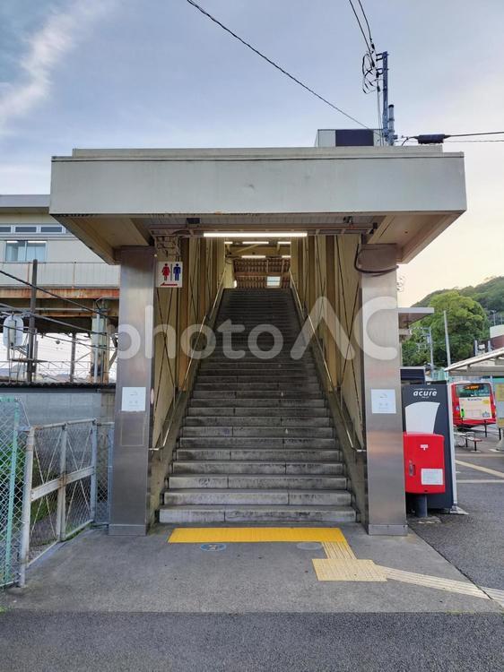 二宮駅北口　東側入口階段 二宮駅,鉄道,jr東日本の写真素材