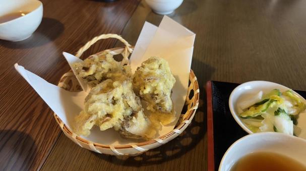 長野信州蕎麦　手打ちそばと天ぷら そば,蕎麦,とろろとの写真素材