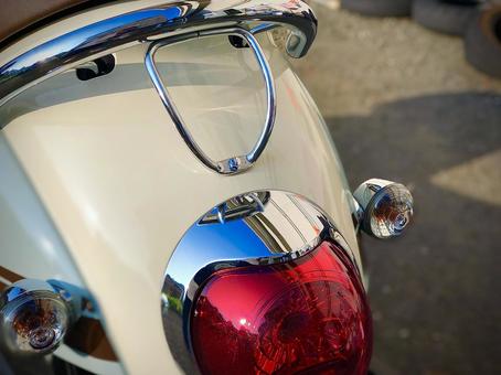スクーターバイクのテールランプ スクーターバイクのテールランプの写真