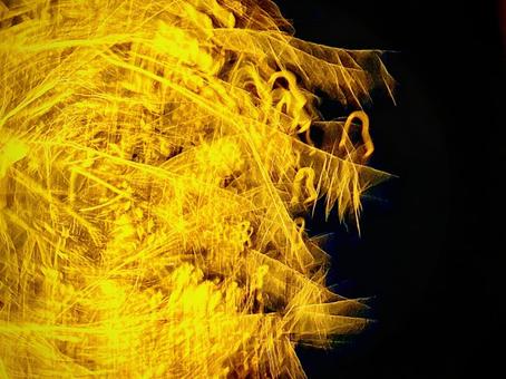 ゴールドの光 ゴールド,輝き,ネオンの写真素材