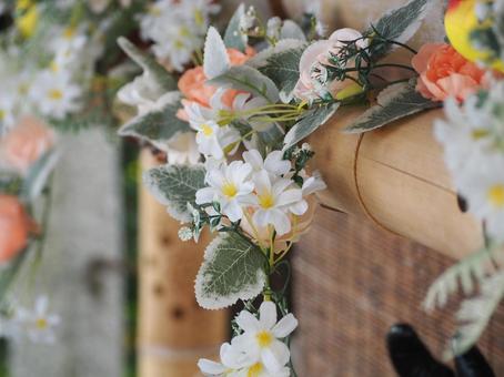 淡い色の造花 淡い色の造花 淡い色,造花,雑貨の写真素材