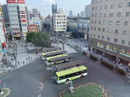 赤羽駅前 赤羽駅前 赤羽駅前,バス,ロータリーの写真素材